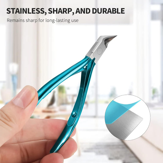 RenLys Profesjonell Tånegleklipper med ergonomisk håndtak og skarpt blad, perfekt for trygg og presis neglepleie.