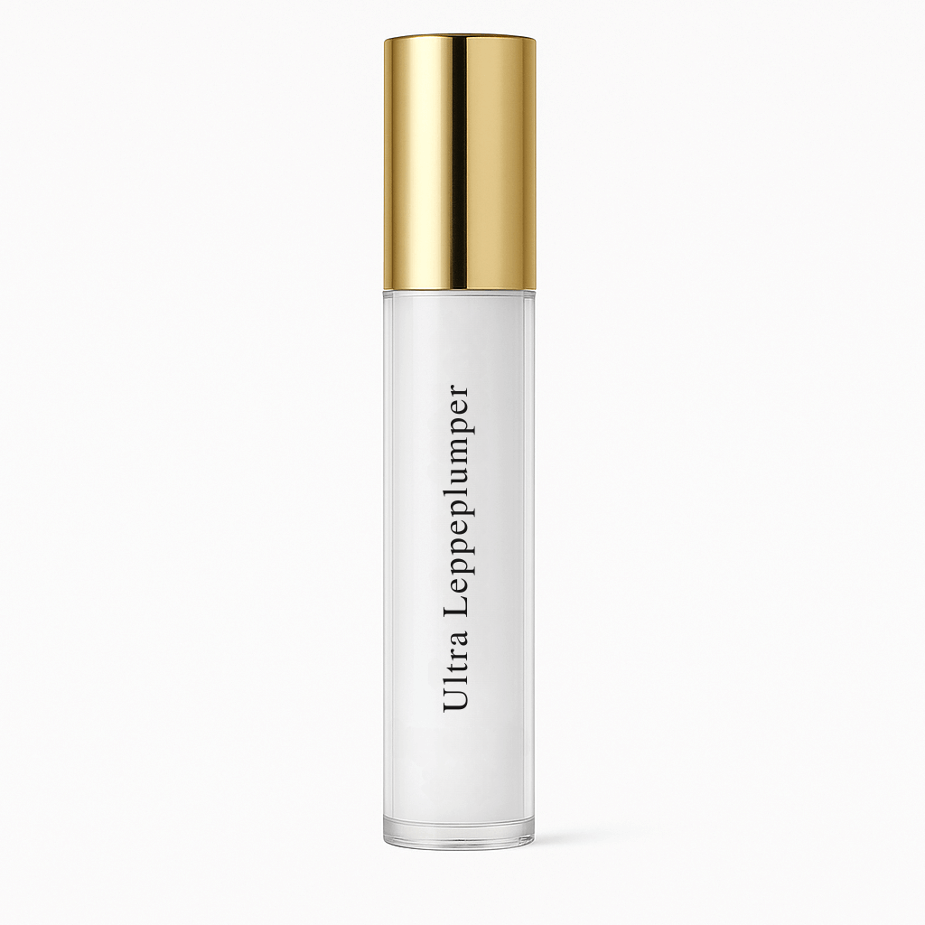 Ultra Leppeplumper in a sleek clear tube with a gold cap for smooth, well-groomed lips.