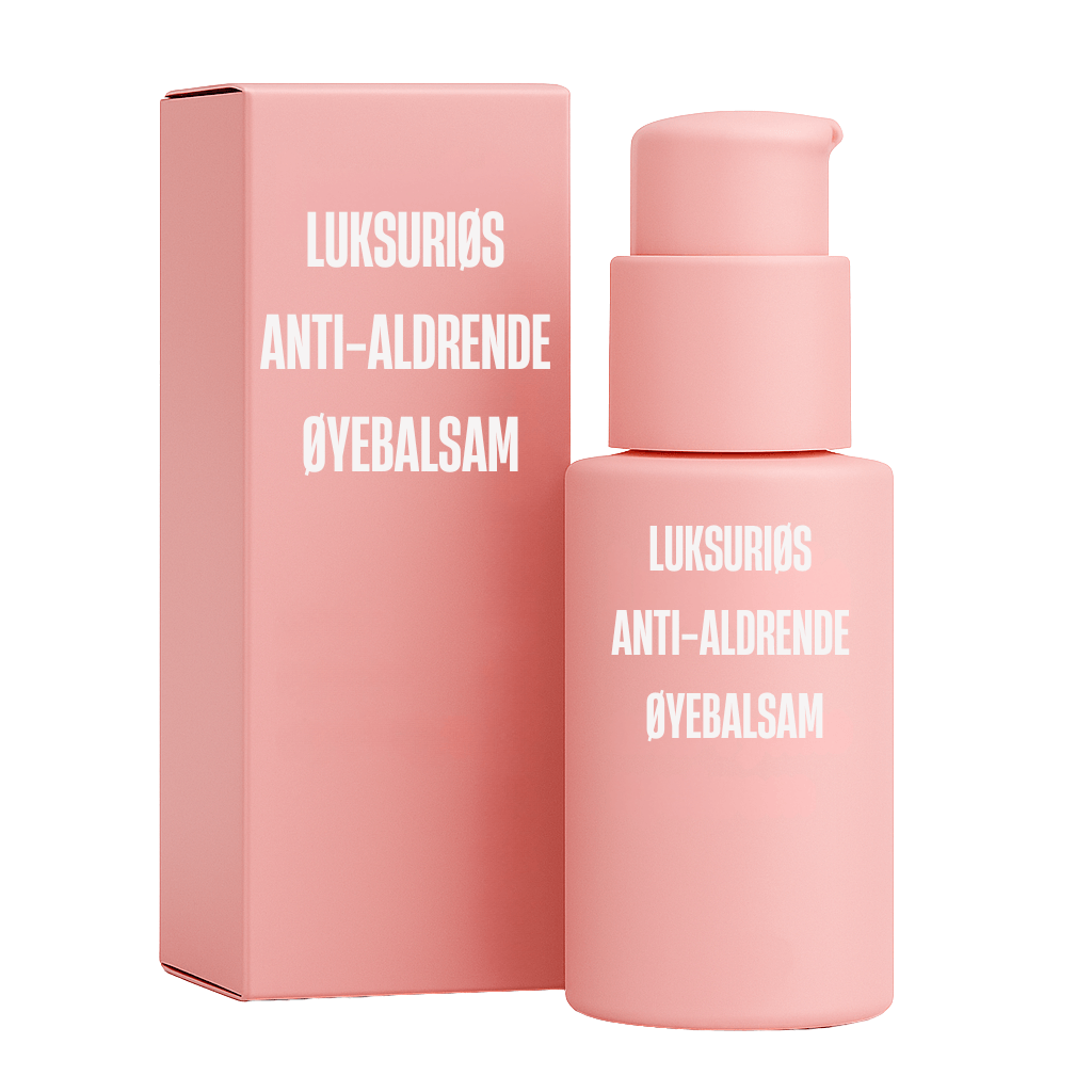 Luksuriøs anti-aldrende øyebalsam i elegant emballasje for revitalisering av huden rundt øynene.