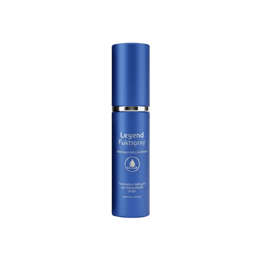 Legend Fuktspray hydrates and refreshes the skin, supporting daily beauty routines with a soothing mist.