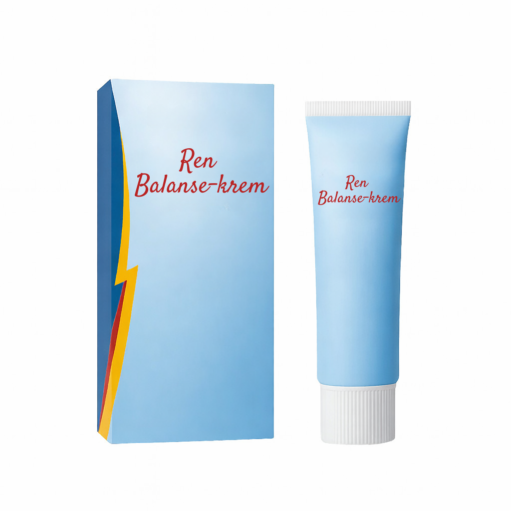 Ren Balanse-krem tube and box, designed for smoother and healthier skin appearance.