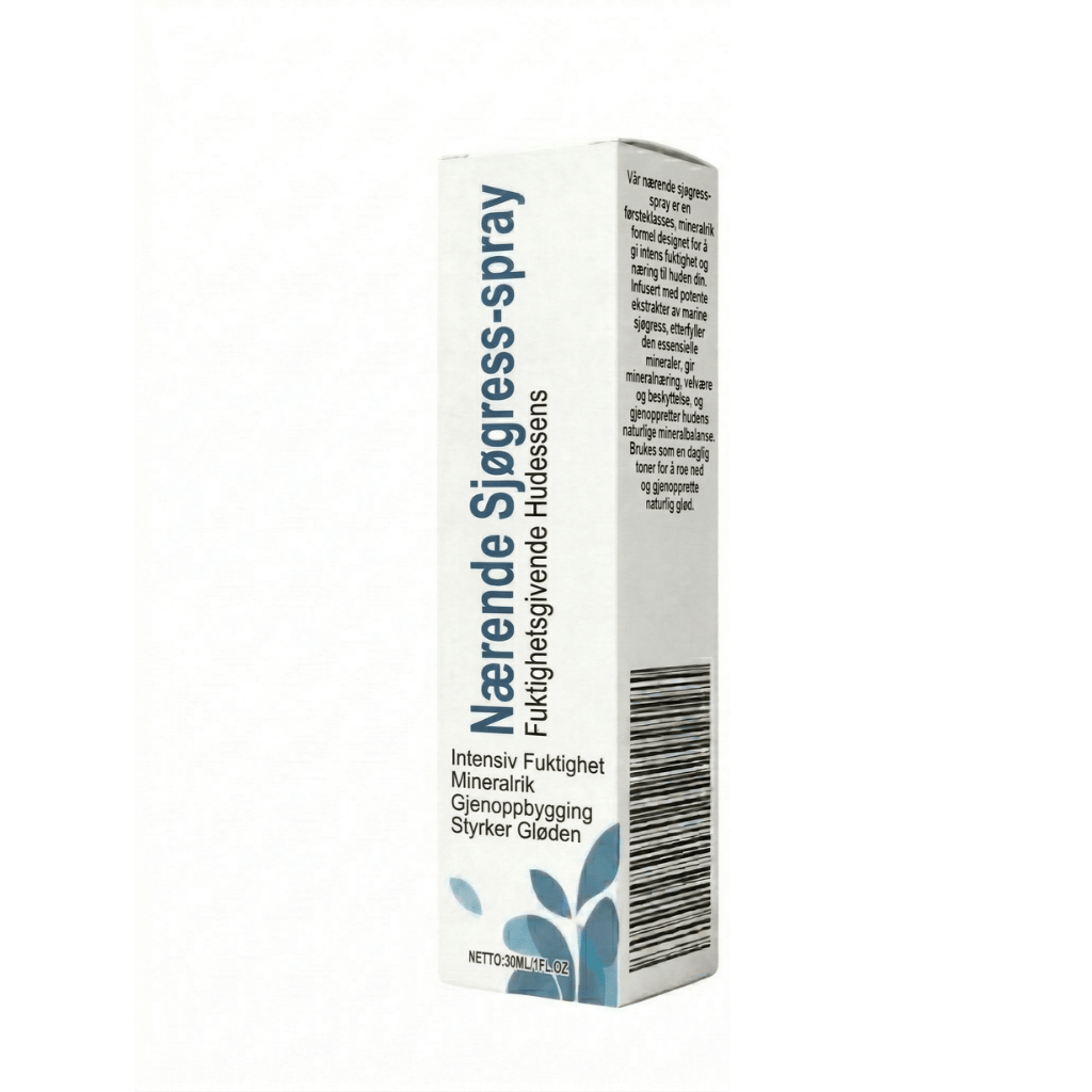 Nærende Sjøgress-spray, hudpleiemist for instant friskhet og velpleid utseende.