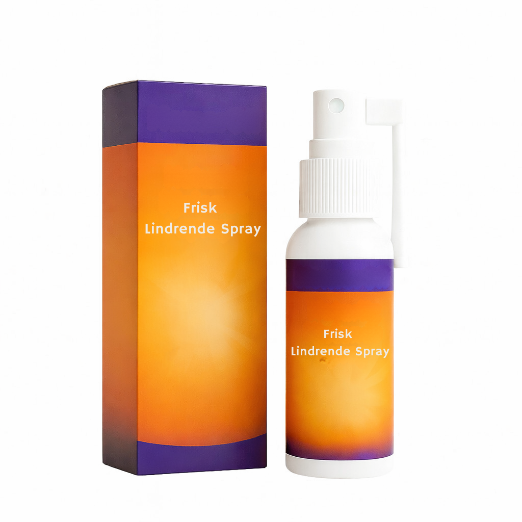 Frisk Lindrende Spray flaske med eske for daglig hudpleie med frisk, ren og velstelt hud.